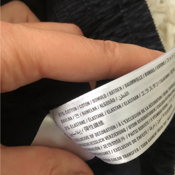 Hollister Navy Corduroy Jogger - Picture 3 of 4